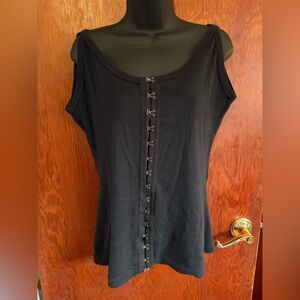 Vintage Tattooed in Black by Wave Trade Tank 2X